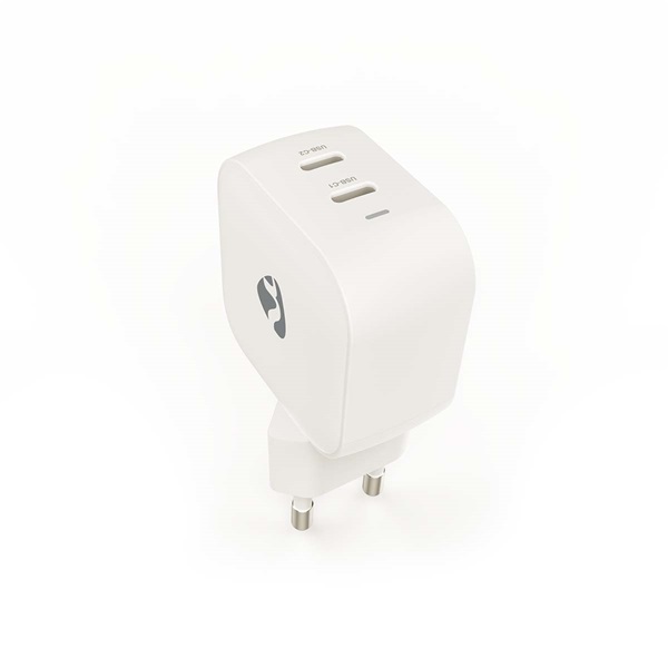 Nedis WGCHA45WWT töltő 45 W | GaN | PD3.0, Gyorstöltési funkció, 2,25 / 3,0 A, 2x USB-C, Automatikus feszültségválasztás - Image 5