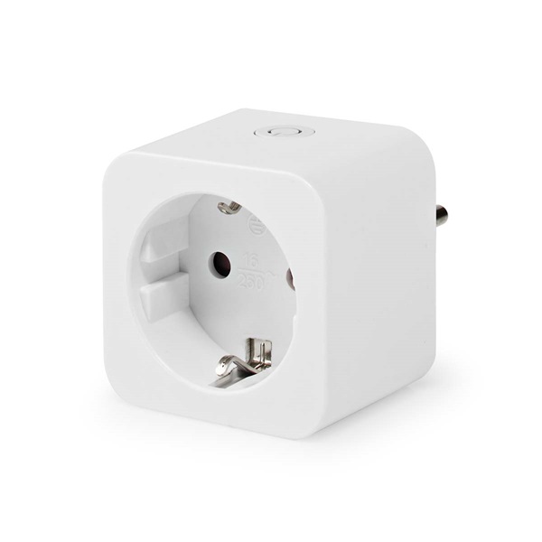 Nedis WIFIP121FWT okos konnektor, Wi-Fi, IP21, 16A, 3680W, fogyasztásmérő, Android™ / IOS - Image 4