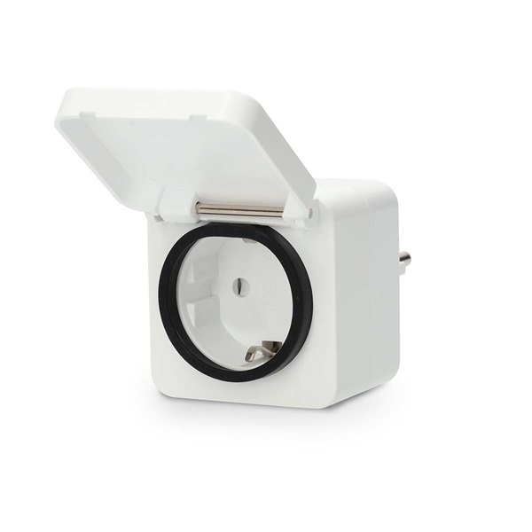 Nedis WIFIPO130FWT kültéri okos konnektor, Wi-Fi, IP44, fogyasztás mérő, 3680 W, földelt érintkező, Android™ / IOS - Image 3