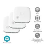 Nedis WWIFIDS21WT3 WIFI füst érzékelő EN 14604, Érzékelő életciklusa: 10 év, 3db/csomag
