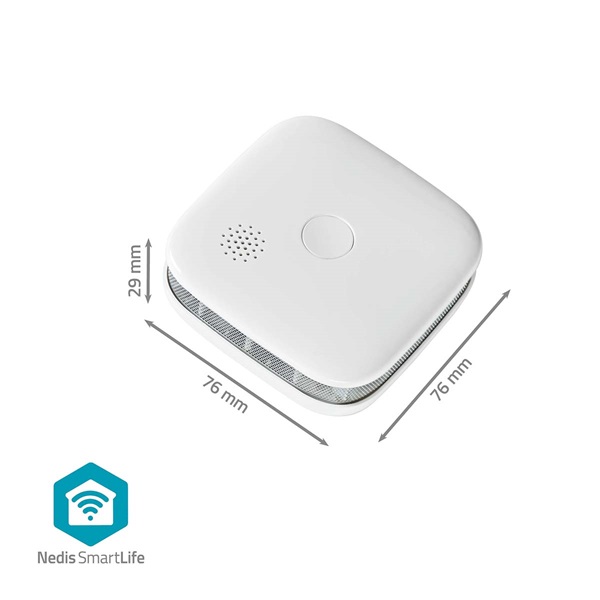 Nedis WWIFIDS21WT3 WIFI füst érzékelő EN 14604, Érzékelő életciklusa: 10 év, 3db/csomag - Image 5
