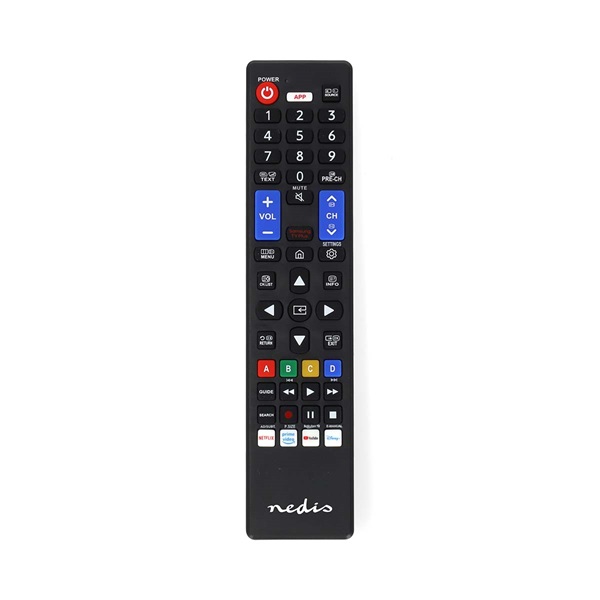 Nedis csere távirányító ,Samsung ,Előre programozott ,Amazon Prime , Disney+ , Netflix , Smart Home , YouTube gombok - Image 1