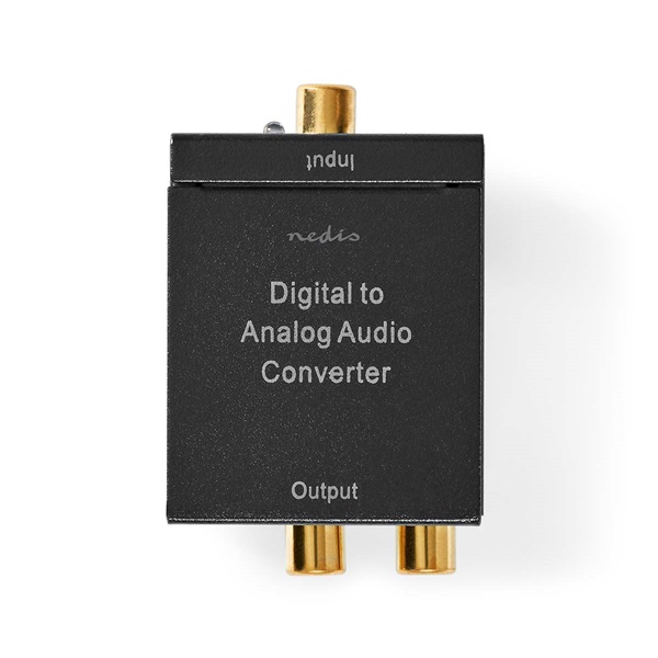 Nedis ACON2510BK digital - analóg konverter, digitális koax RCA bemenet - 2x RCA kimenet - Image 5