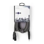 Nedis COTH15310GY30 balanced/szimmetrikus félprofi XLR audio kábel, 2x XLR 3 tűs dugó | 3,5 mm sztereo jack dugó, 3m - Image 3