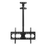 Nedis TVCM1350BK mennyezeti (plafonra szerelhető) TV / monitor állvány/tartó konzol, 42-65", dönthető, forgatható, 45kg - Image 2
