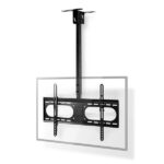 Nedis TVCM1350BK mennyezeti (plafonra szerelhető) TV / monitor állvány/tartó konzol, 42-65", dönthető, forgatható, 45kg