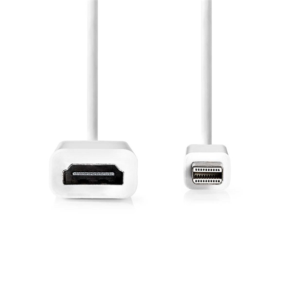 Nedis kábel CCGB37650WT02 mini displayport dugó - HDMI aljzat adapter - Image 1