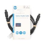 Nedis CAGL25000BK10 optikai audió kábel, TosLink dugó, hossz 1m - Image 3
