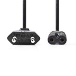 Nedis CEGL11040BK50 tápkábel IEC-320-C7, 2 x 0.75 mm, hossz 5m - Image 2