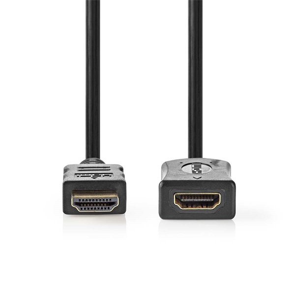 Nedis_ultra_HD_HDMI_hosszabbito_kabel_CVGL34096BK10_HDMI_dugo_-_aljzat_4K60Hz_ARC_102_Gbps_100_m-i1565393.jpg Nedis ultra HD HDMI hosszabbító (toldó) kábel CVGL34096BK10, HDMI dugó - aljzat, 4K@60Hz, ARC, 10,2 Gbps, 1 m - Image 1