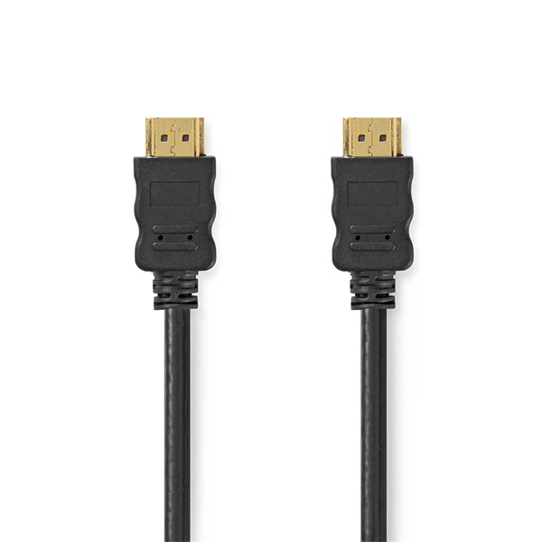 Nedis CVGL34060BK150 ultra HD HDMI kábel, HDMI dugó - dugó, 4K@60Hz, ARC, 18 Gbps, aranyozott csatlakozók, hossz 15m - Image 3