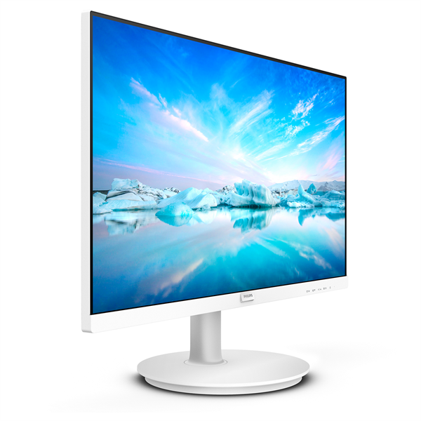 PHILIPS IPS monitor 23.8" 241V8AW, 1920x1080, 16:9, 250cd/m2, 4ms, VGA/HDMI, hangszóró, fehér - Image 4