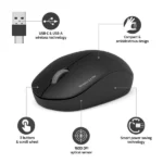 PORT DESIGNS Egér WIRELESS GRAPHITE - Image 5