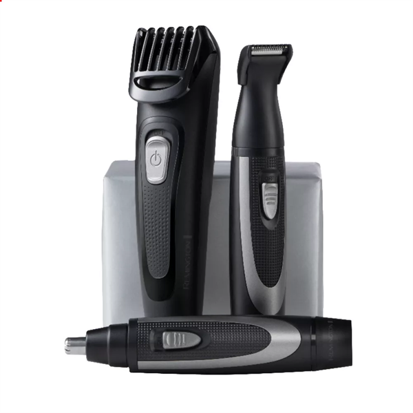 REMINGTON WORKS MB905 szakállvágó készlet, 6 részes, 9 hosszbeáll. (2–18 mm), precíziós trimmer, orr-/fülszőrnyíró, USB - Image 1