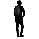 SAMSONITE Notebook hátizsák 140871-1041, LAPTOP BACKPACK M 15.6" (BLACK) -ECODIVER - Image 5