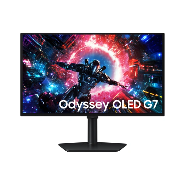 SAMSUNG_27_Odyssey_OLED_G7_G70SH_4K_Gaming_Monitor_169_165Hz_250_cdm2_003ms_DisplayPort_HDMI_Pivot-i2055272.webp SAMSUNG 27" Odyssey OLED G7 G70SH 4K Gaming Monitor, 16:9, 165Hz, 250 cd/m2, 0,03ms, DisplayPort, HDMI, Pivot - Image 1