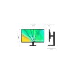 SAMSUNG IPS 100Hz monitor 32" S60D, 2560x1440, 16:9, 350cd/m2, 5ms, HDMI/DisplayPort/3xUSB, Pivot - Image 5
