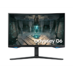 SAMSUNG Ívelt Gaming&Smart 240Hz VA monitor 32" G65B, 2560x1440, 16:9, 350cd/m2, 1ms, DP/2xHDMI/2xUSB/LAN/WiFi/BT, Pivot