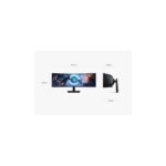 SAMSUNG Ívelt Gaming 144Hz VA monitor 49" G9 G91F, 5120x1440 DQHD, 32:9, 350cd/m2, 1ms, HDMI,DP/USB - Image 5