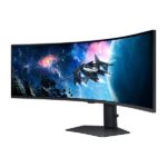 SAMSUNG Ívelt Gaming 240Hz VA monitor 49" G9 G95C, 5120x1440 DQHD 2K, 32:9, 450cd/m2, 1ms, HDMI,DP/USB - Image 4