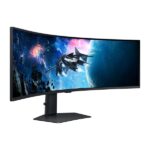 SAMSUNG Ívelt Gaming 240Hz VA monitor 49" G9 G95C, 5120x1440 DQHD 2K, 32:9, 450cd/m2, 1ms, HDMI,DP/USB - Image 5