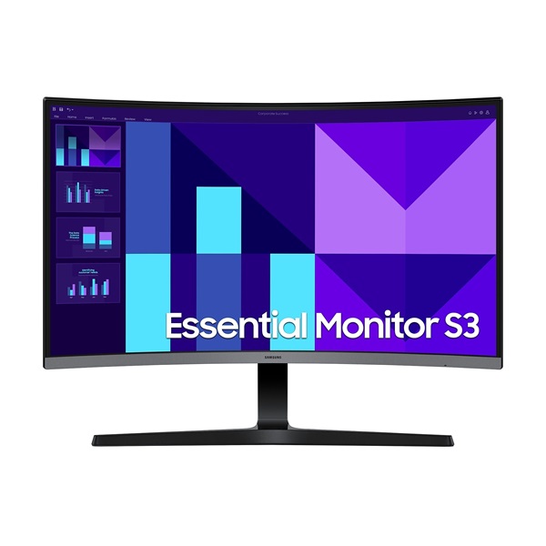 SAMSUNG Ívelt VA 100Hz monitor 27" S39GD, 1920x1080, 16:9, 250cd/m2, 4ms, HDMI/VGA - Image 1