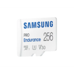 SAMSUNG Memóriakártya, PRO Endurance microSD kártya 256GB, CLASS 10, UHS-I (SDR104), + SD Adapter, R100/W40 - Image 2