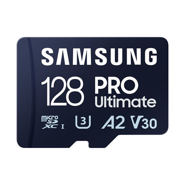 SAMSUNG Memóriakártya, PRO Ultimate microSD 128GB, Class 10, V30, A2, Grade 3 (U3), R200/W130 - Image 1