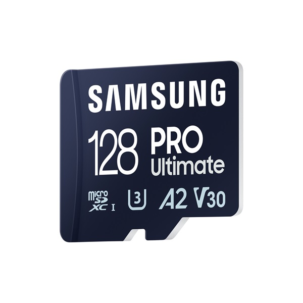 SAMSUNG Memóriakártya, PRO Ultimate microSD with Reader 128GB, Class 10, V30, A2, Grade 3 (U3), R200/W130, +Adapter - Image 2