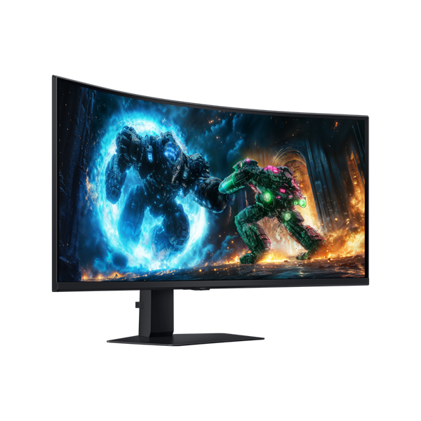 SAMSUNG Odyssey G7 G75F Ívelt Gaming VA monitor 40", 5120x2160, 21:9, 350cd/m2, 1ms,  DisplayPort/2xHDMI/2xUSB-A/USB-B - Image 3