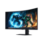 SAMSUNG Odyssey G7 G75F Ívelt Gaming VA monitor 40", 5120x2160, 21:9, 350cd/m2, 1ms,  DisplayPort/2xHDMI/2xUSB-A/USB-B - Image 2