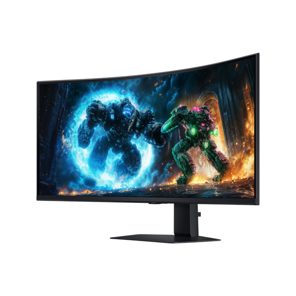 SAMSUNG Odyssey G7 G75F Ívelt Gaming VA monitor 40", 5120x2160, 21:9, 350cd/m2, 1ms,  DisplayPort/2xHDMI/2xUSB-A/USB-B - Image 2