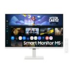SAMSUNG SMART VA monitor 32" M5, 1920x1080, 16:9, 250cd/m2, 4ms, 2xHDMI/2xUSB/WiFi/Bluetooth, hangszóró, fehér