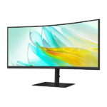 SAMSUNG Ívelt VA monitor 34" S65UC, 3440x1440, 21:9, 350cd/m2, 5ms, HDMI/DisplayPort/3xUSB/USB-C/LAN, hangszóró - Image 3