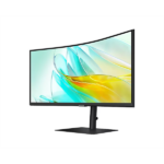 SAMSUNG Ívelt VA monitor 34" S65UC, 3440x1440, 21:9, 350cd/m2, 5ms, HDMI/DisplayPort/3xUSB/USB-C/LAN, hangszóró - Image 5