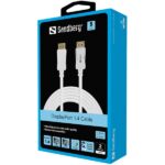 SANDBERG DisplayPort kábel, DisplayPort 1.4 8K60Hz 2m - Image 2