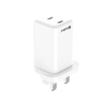 SANDBERG Hálózati töltő, AC Charger Dual USB-C PD 65W UK - Image 2