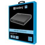 SANDBERG Külső meghajtó, USB Mini DVD Burner - Image 2