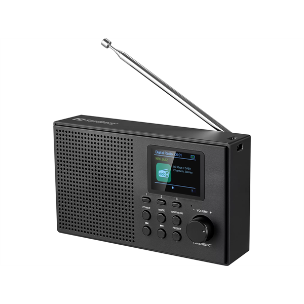 SANDBERG_Radio_DAB_BT_Recharge-i1725490.png SANDBERG Rádió DAB+BT Recharge - Image 1
