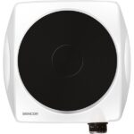SENCOR SCP 1503WH-EUE4 Elektromos főzőlap, 18cm, 1500W, Fehér - Image 2