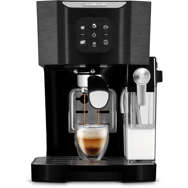 SENCOR SES 4040BK Karos kávéfőző, 20bar, víztartály: 1,4L, 1450W, Fekete - Image 3