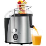 SENCOR SJE 741SS Gyümölcscentrifuga, 2 sebességfokozat, 1.2L, 400W, Fekete/Inox - Image 2