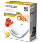 SENCOR SSM 8700WH Szendvicssütő, 1100W, Fehér - Image 4