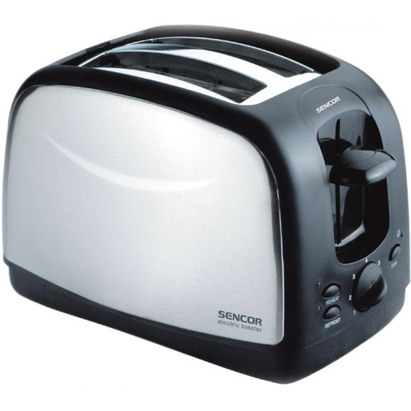 SENCOR STS 2651 Kenyérpirító, 2 szeletes, 7 intenzítás, 850W, Fekete/Inox - Image 3