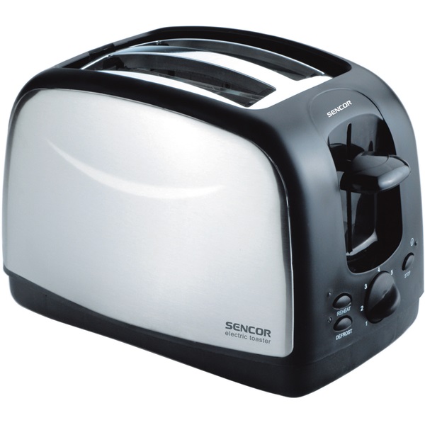 SENCOR STS 2651 Kenyérpirító, 2 szeletes, 7 intenzítás, 850W, Fekete/Inox - Image 4