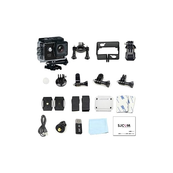 SJCAM Action Camera SJ4000 WiFi, Silver,  4K, 30m, 12 MP, vízálló tokkal, LCD kijelző 2.0, időzítő funkció, lassítás - Image 3