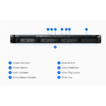 SYNOLOGY NAS 4 fiókos AMD Ryzen R1600 2x3,1GHz, 2GB DDR4 ECC, 2x1GbE, Rackes, RS422+ - Image 2