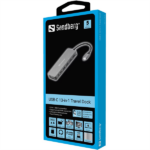 SANDBERG Dokkoló, USB-C 13-in-1 Travel Dock - Image 3