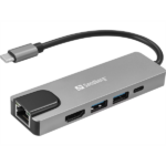 Sandberg USB-C 5in1 Travel Dock Saver - Image 2