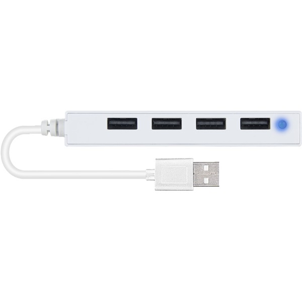 SPEEDLINK SL-140000-WE SNAPPY SLIM USB Hub, 4-Port, USB 2.0, Passzív, fehér - Image 2